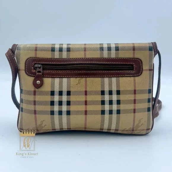 BURBERRY HAYMARKET CROSSBODY BAG - Picture 10 of 12